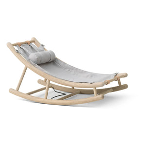 Oliver Furniture - Sillón Mecedor de Roble para Bebés | Gris