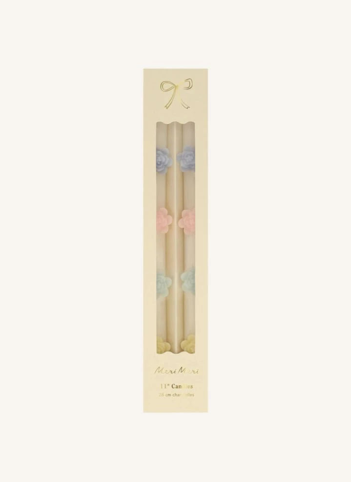 Meri Meri - Velas florales - set de 2 | Pastel