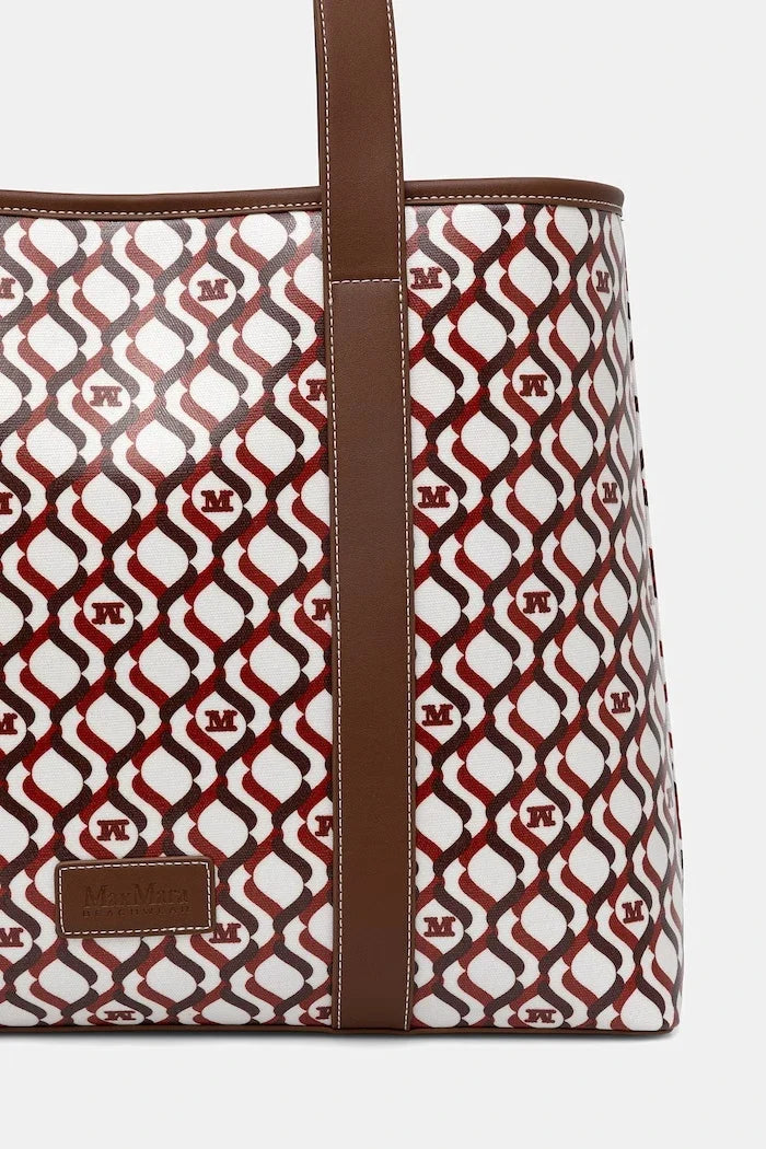 Max Mara Beachwear Bolso shopper de piel sintética para mujer FARNETO