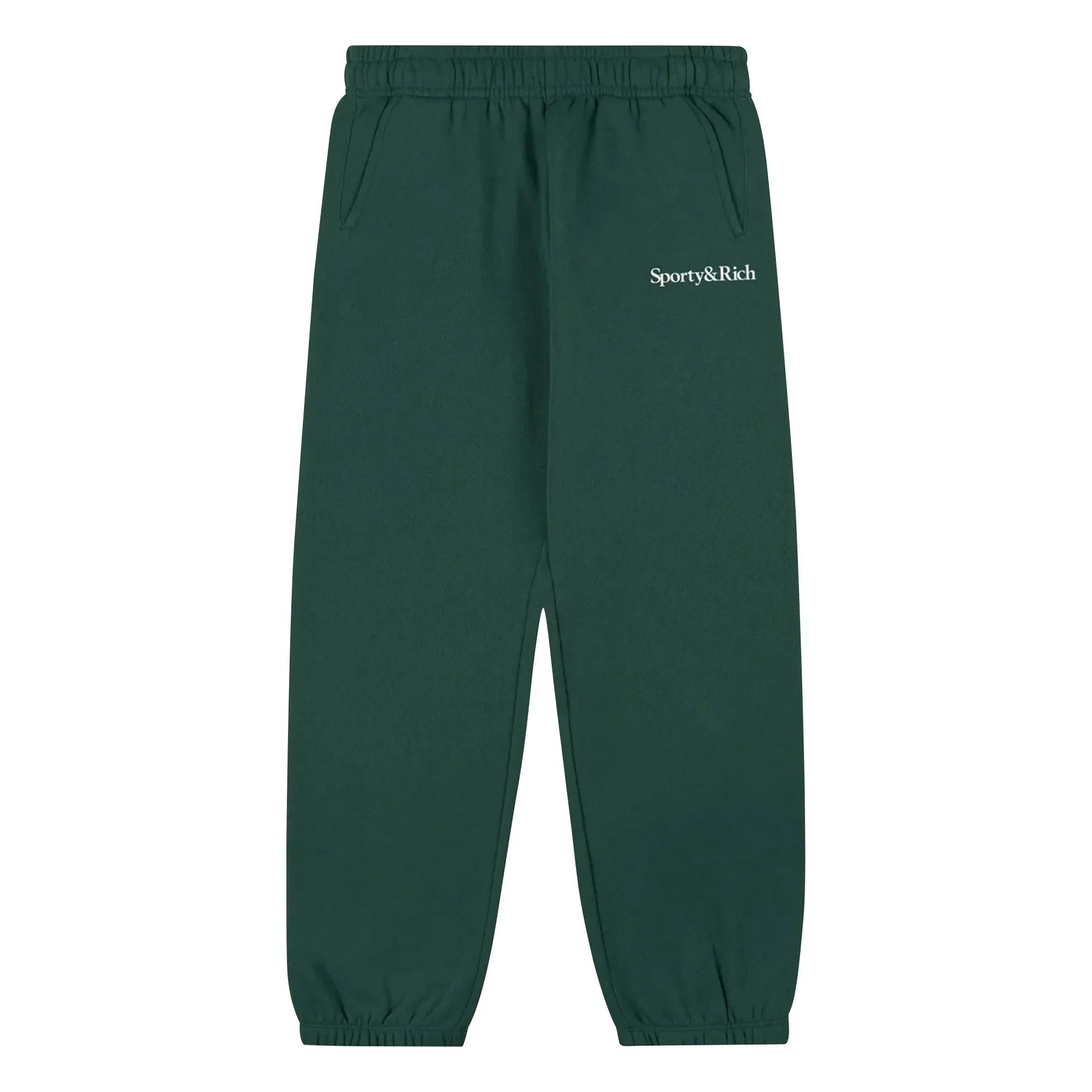 Sporty & Rich - Jogger Serif Logo | Verde oscuro