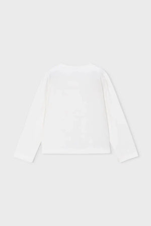 Blusa de manga larga de algodón para niños Mayoral