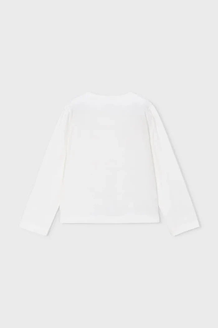 Blusa de manga larga de algodón para niños Mayoral