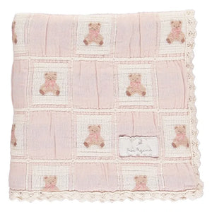 Bebe Organic - Organik Pamuk Teddy Battaniye | Pembe