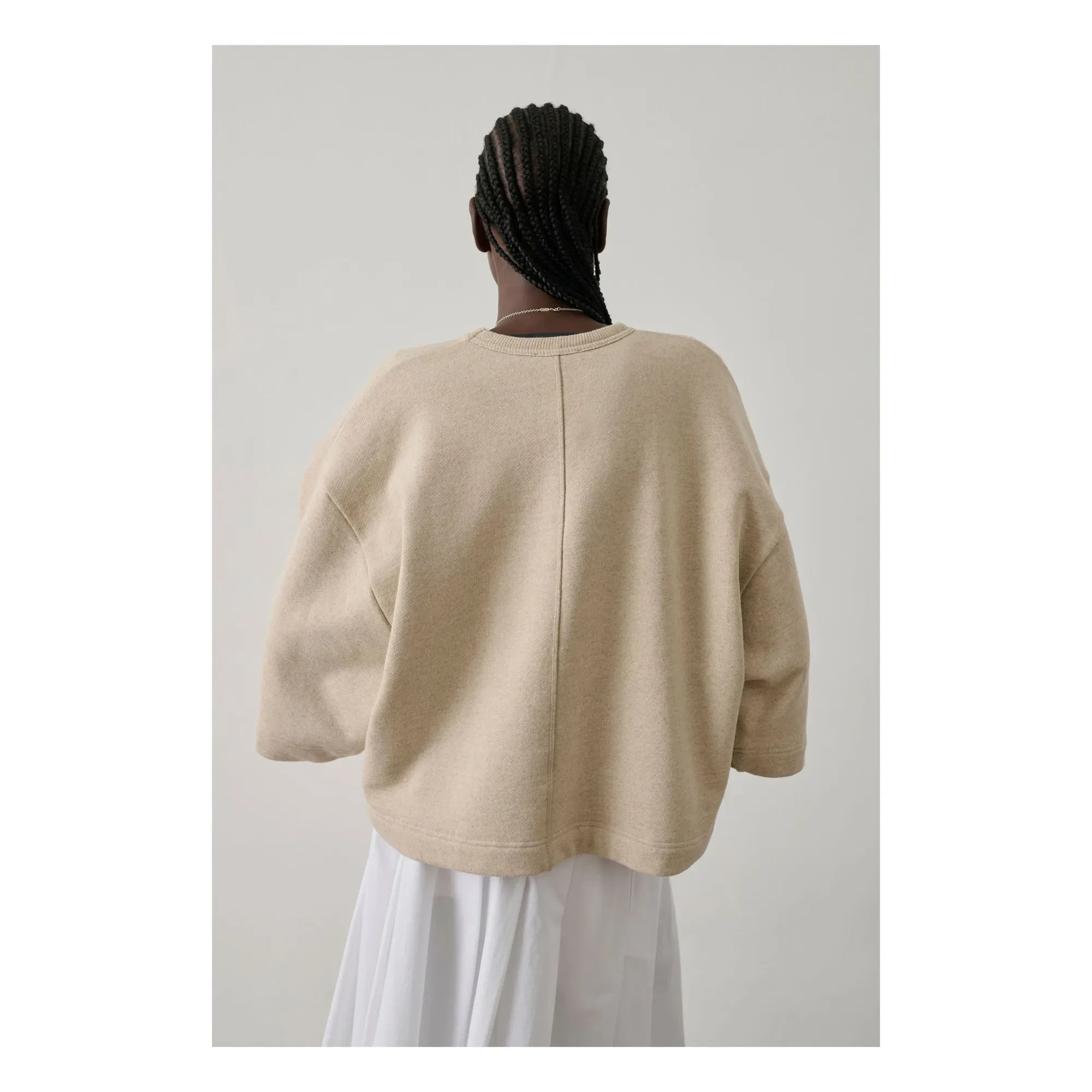 Soeur - Sudadera Iksan | Beige jaspeado