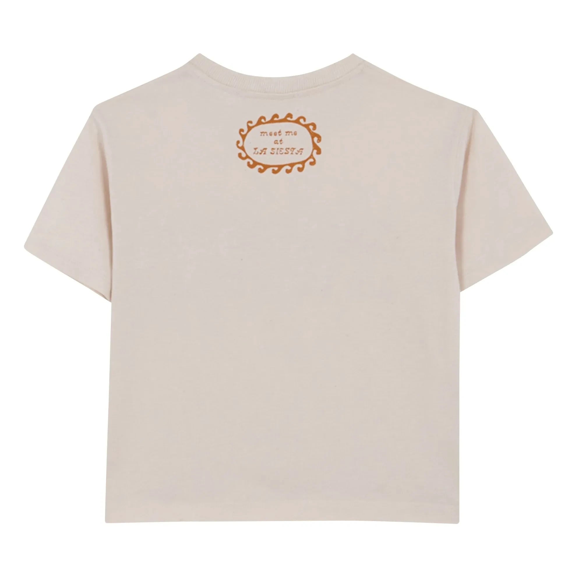 birinit - Camiseta de algodón orgánico La Siesta | Marfil