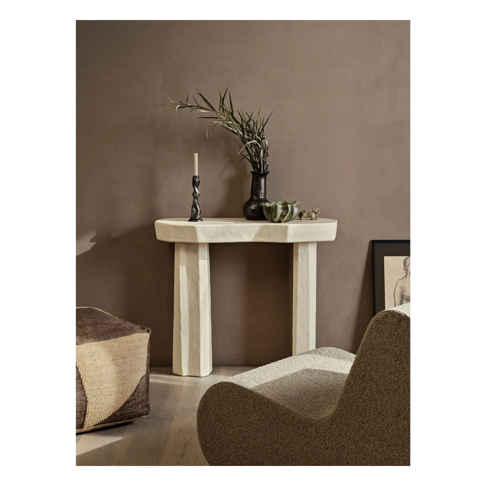 Ferm Living - Consola Staffa | Marfil