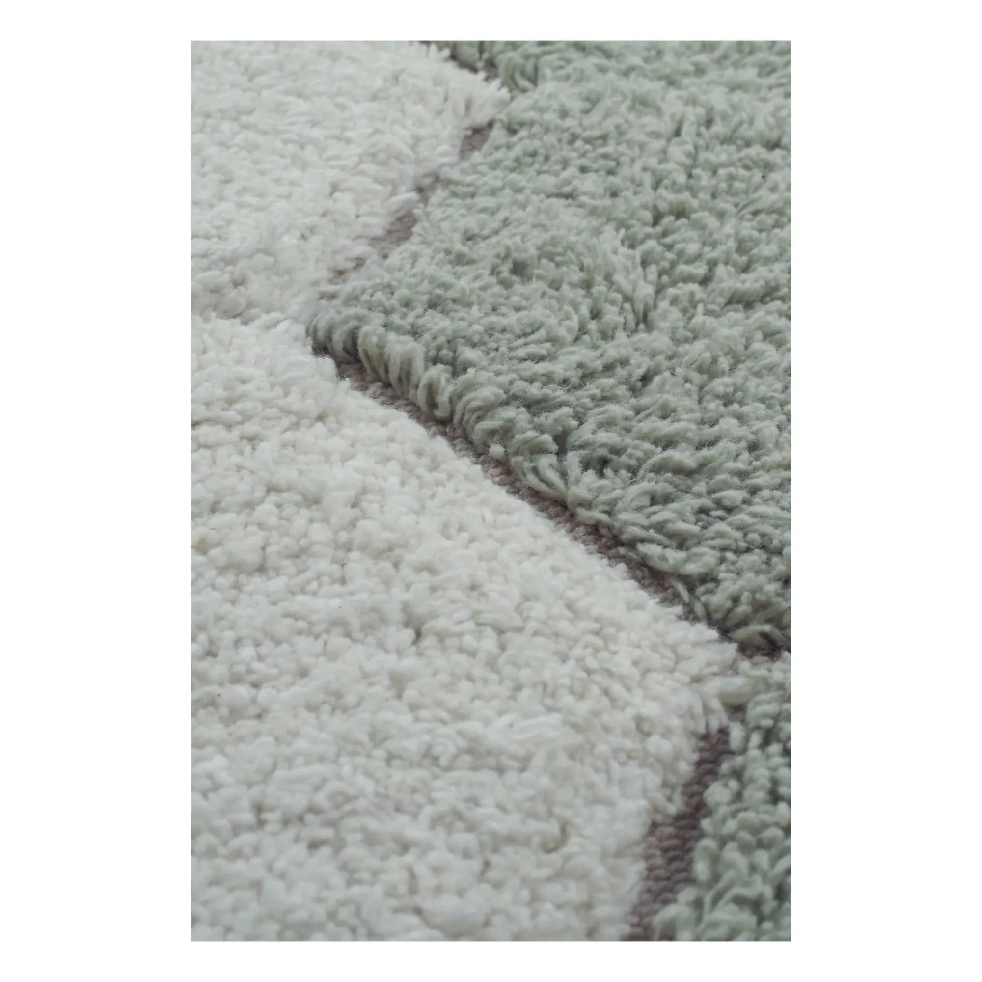 Lorena Canals - Alfombra redonda Honeycomb | Gris azulado