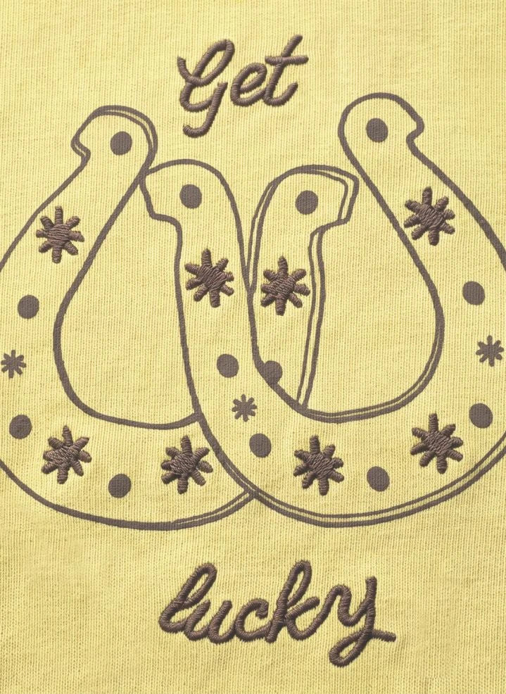 Hundred Pieces - Belmont Lucky Sudadera de algodón orgánico | Amarillo claro