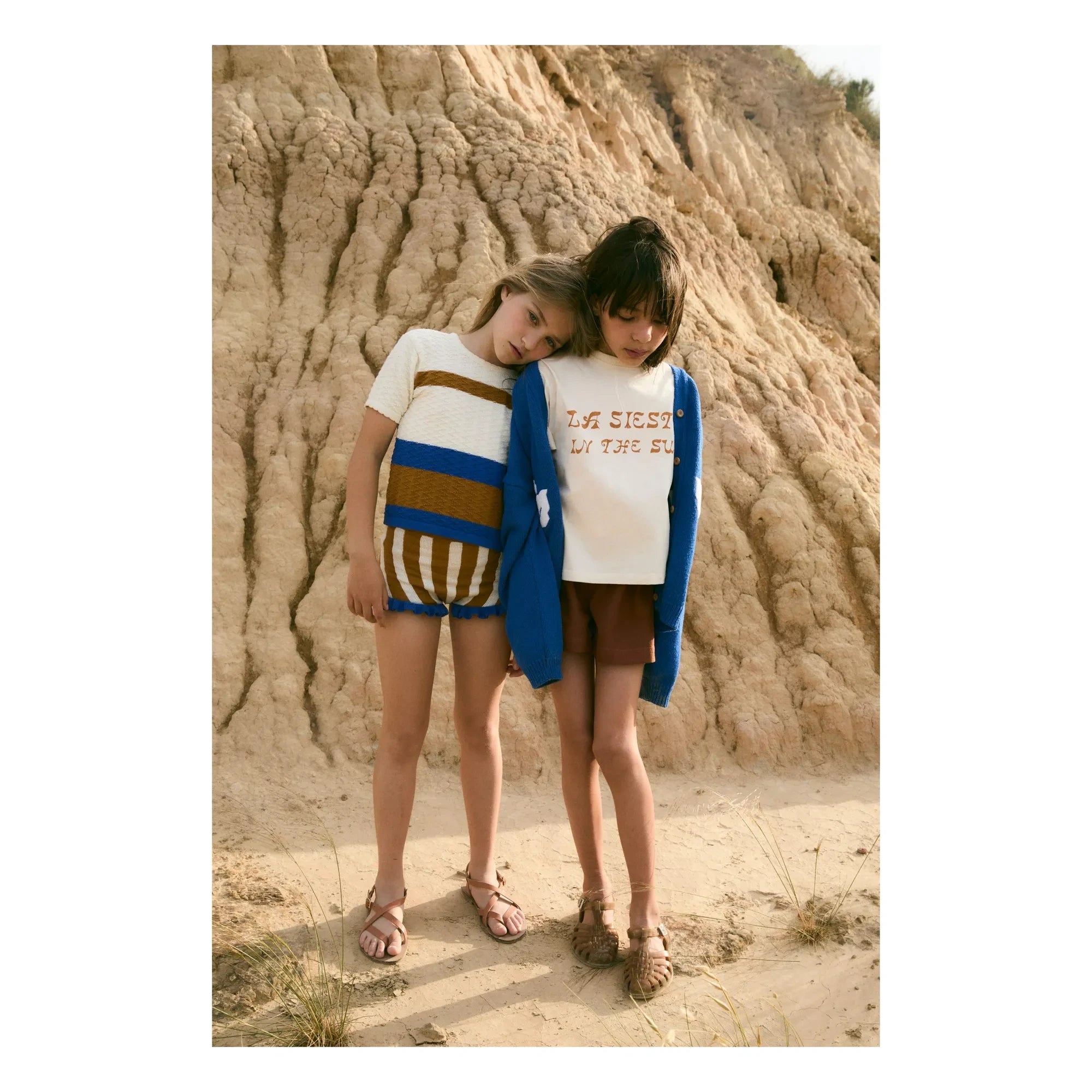 birinit - Camiseta de algodón orgánico La Siesta | Marfil
