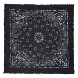 Kujten - Bandana de cachemira Hachiko | Negro