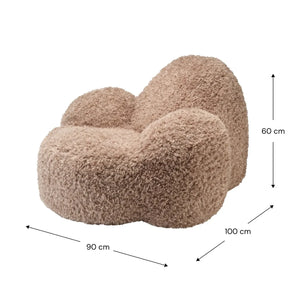 Wigiwama - Sillón Infantil Momo | Marrón