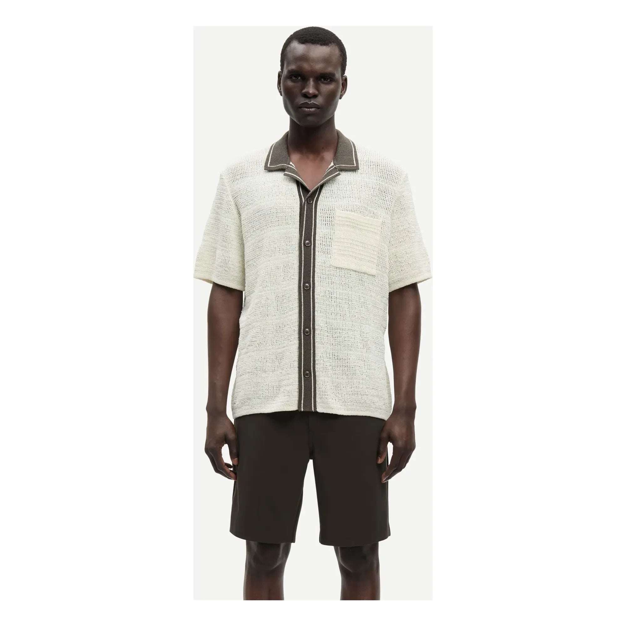 Samsoe Samsoe - Camisa de manga corta Sapercy Maille | Blanca