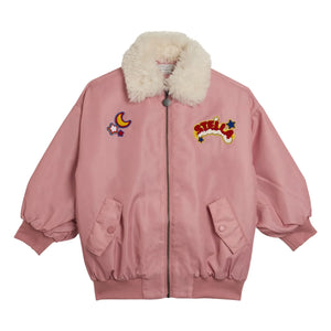 Stella McCartney Kids - Pembe Bomber Yama Ceket