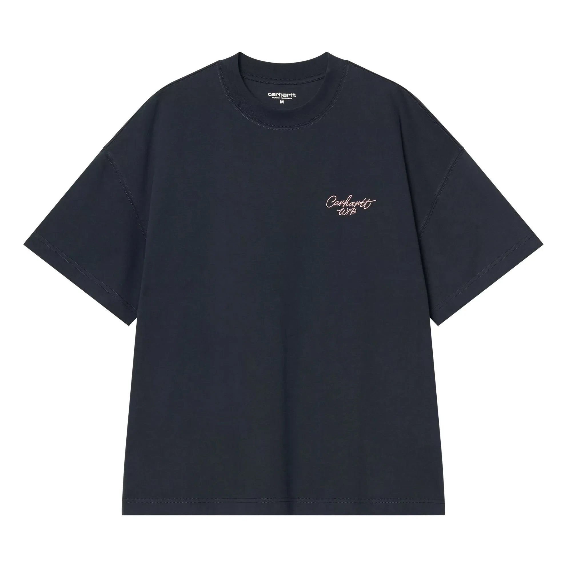 Carhartt WIP - Camiseta Script distintiva de manga corta | Azul medianoche