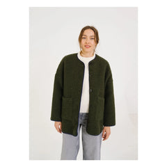 Sacrécoeur - Chaqueta 100% Lana Bari Greenlake | Verde