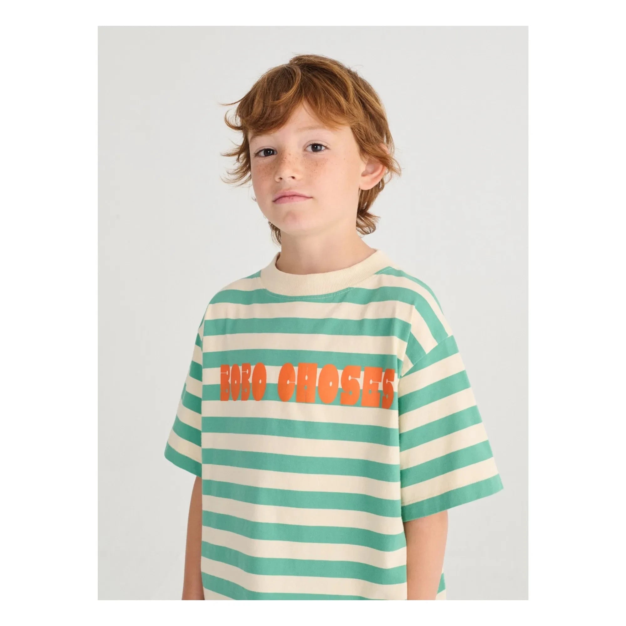 Bobo Choses - Camiseta de rayas Bobo Choses | Verde
