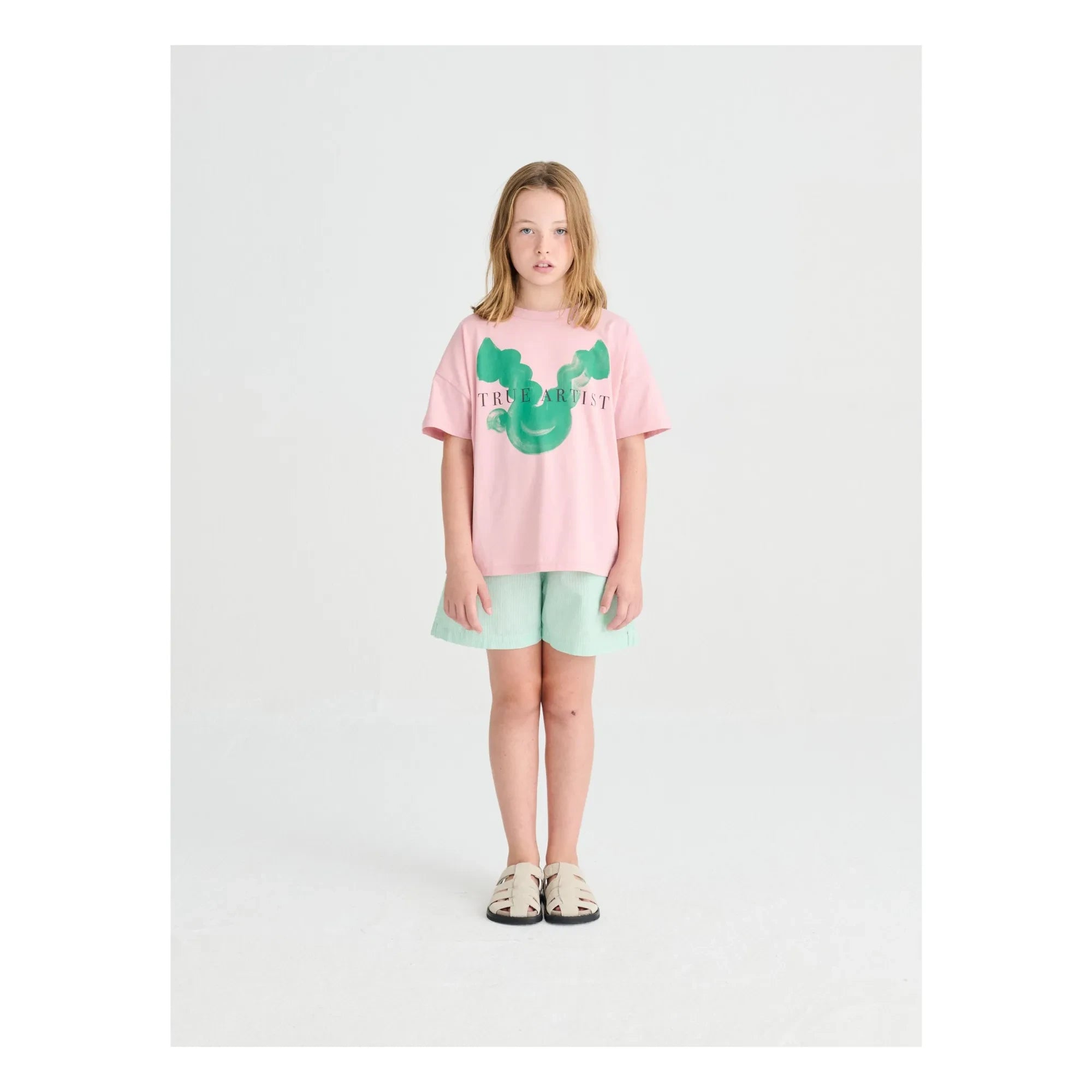 True Artist - Camiseta N°1 Kuş Algodón Orgánico | Rosa Viejo