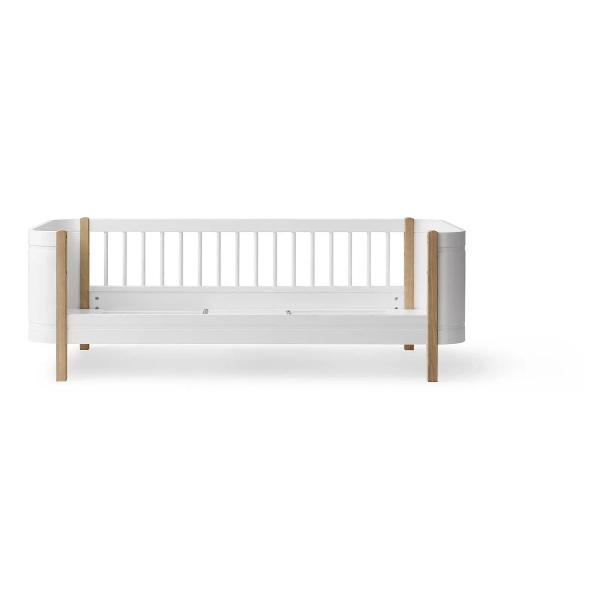 Oliver Furniture - Cuna Mini+ de madera, kit junior incluido | Roble
