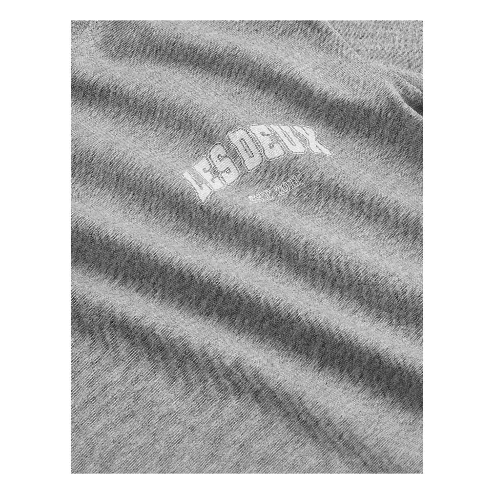 Les Deux - Camiseta de Algodón Orgánico Hoop | Gris