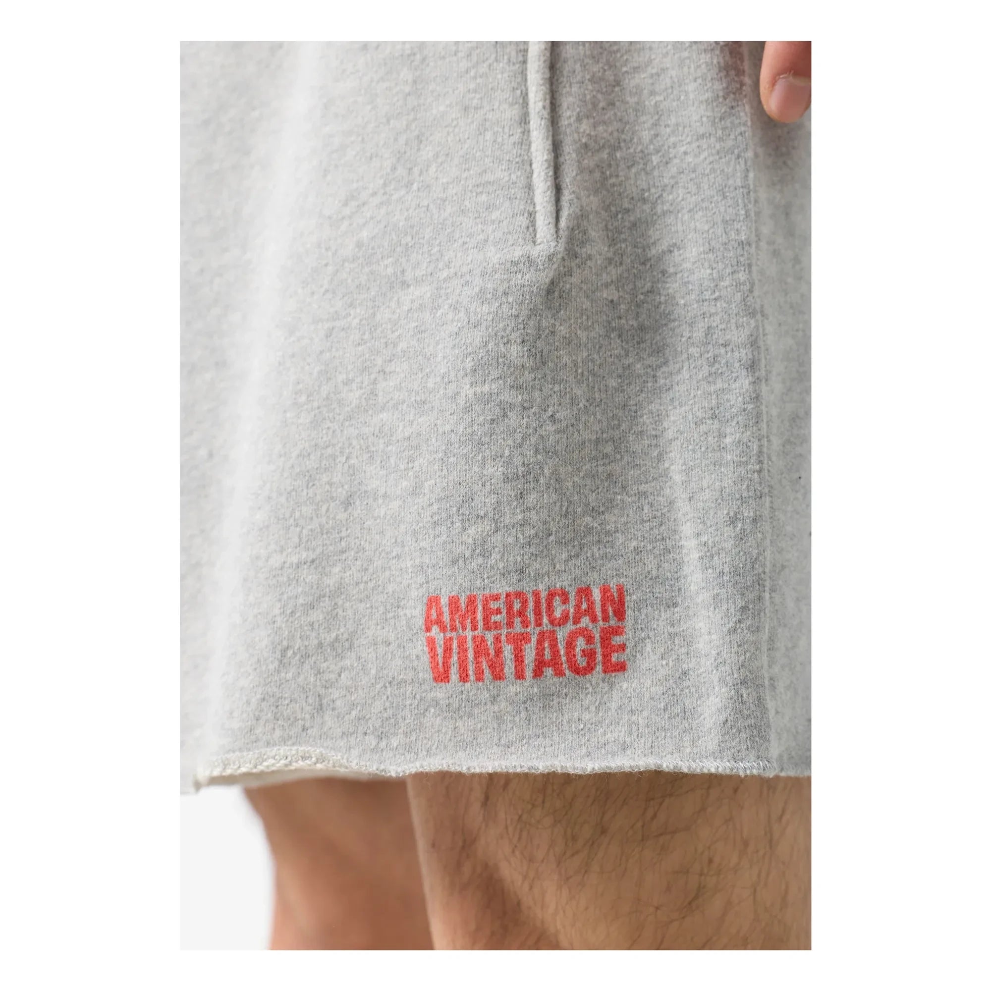 American Vintage - Uni corto | Gris jaspeado
