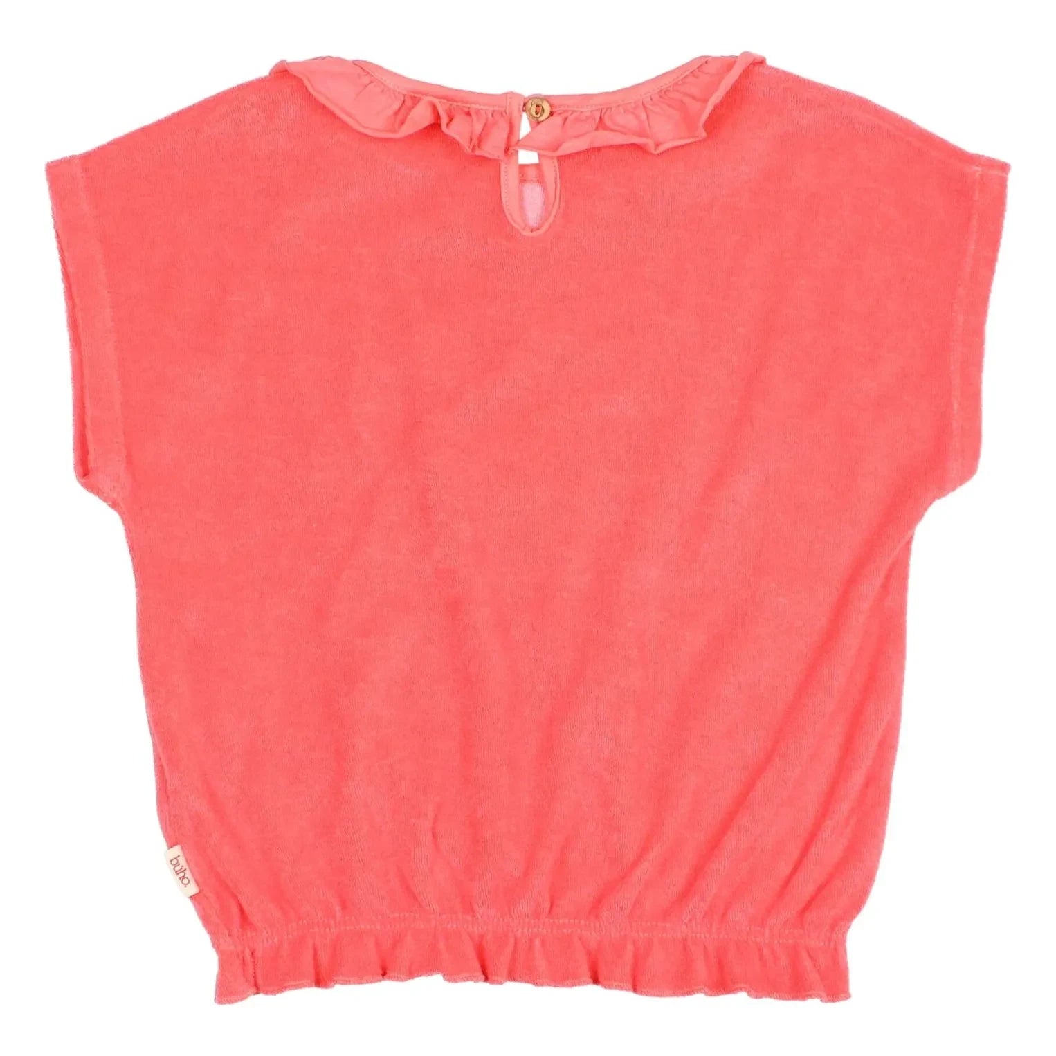 Búho - Camiseta Terry con Volantes Summer Of Love | Rojo