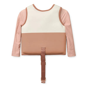 Liewood - Chaleco de natación Dove | Rose multi mix de la Toscana