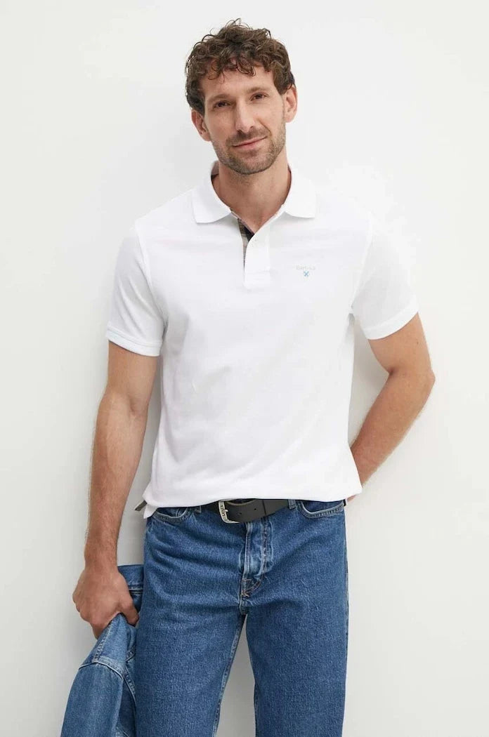 Polo de algodón para hombre Barbour