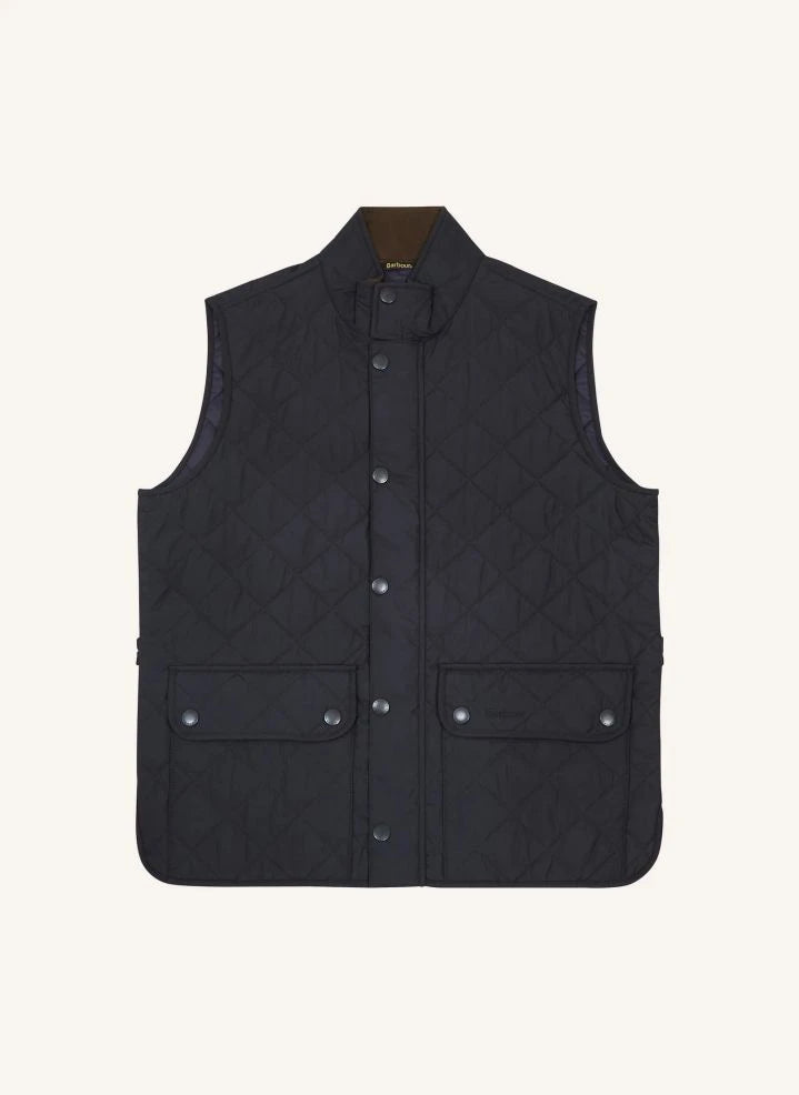 Barbour - Yeni Lowerdale Kapitone Kolsuz Ceket | Lacivert