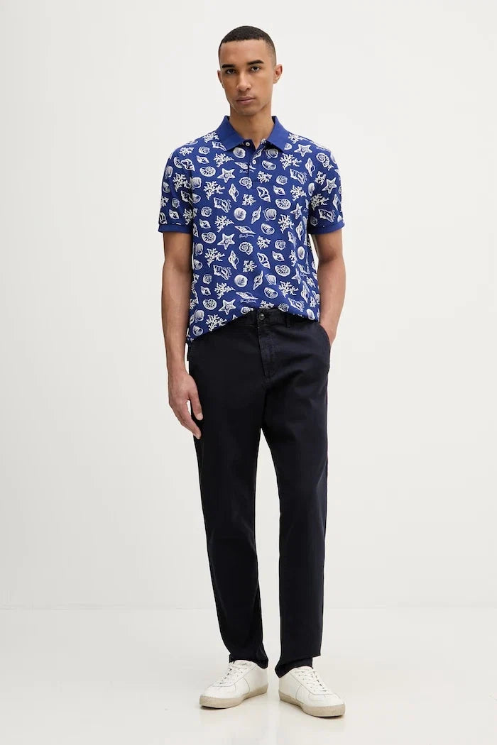 Camiseta de algodón para hombre con cuello de Gant