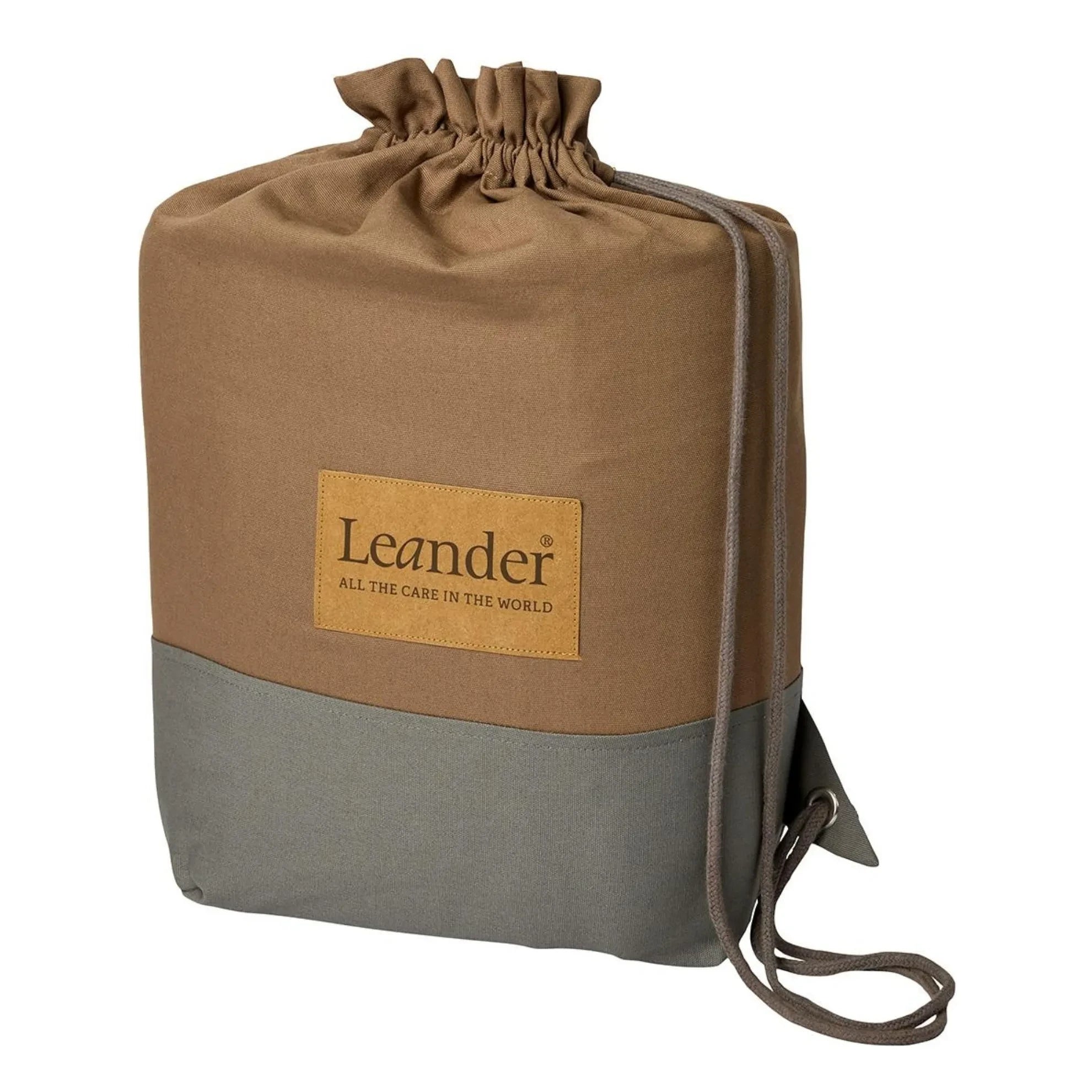 Leander - Protector de cuna clásico de algodón orgánico | Moca