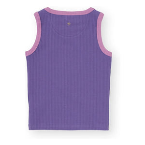 Goldie + Ace - Camiseta de tirantes acanalada en contraste | Morado