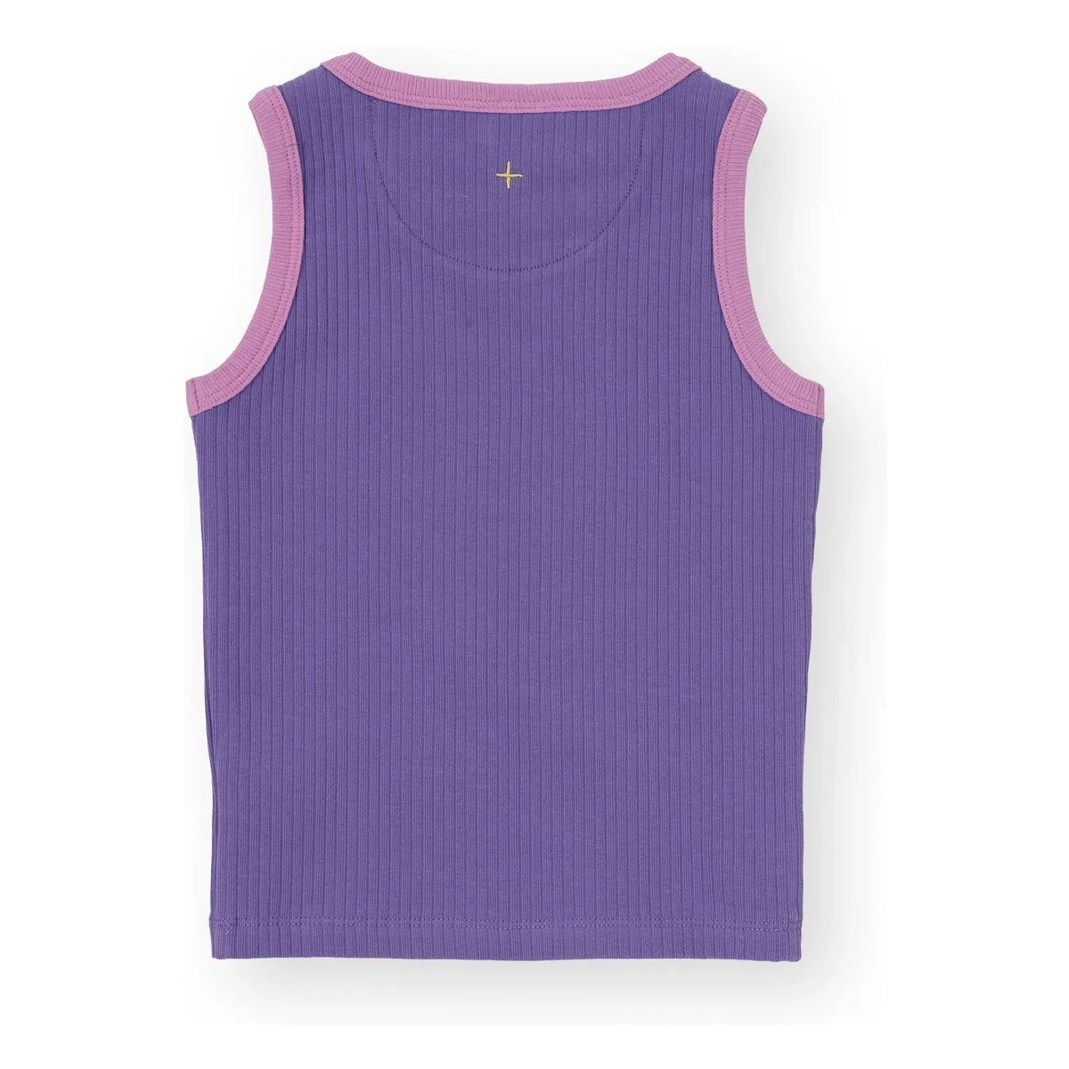 Goldie + Ace - Camiseta de tirantes acanalada en contraste | Morado