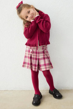 Falda pantalón de algodón infantil Mayoral