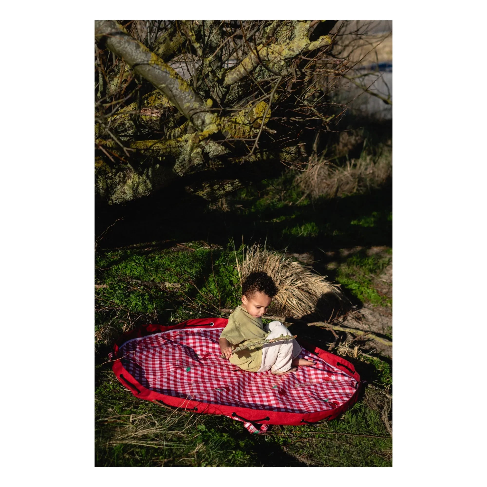 Play and Go - Bolsa/Manta de Juego para Exteriores Noomad - Picnic | Rojo