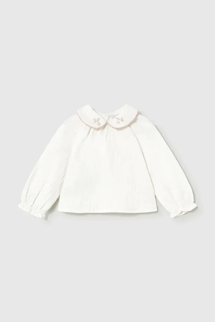 Blusa infantil de algodón Mayoral