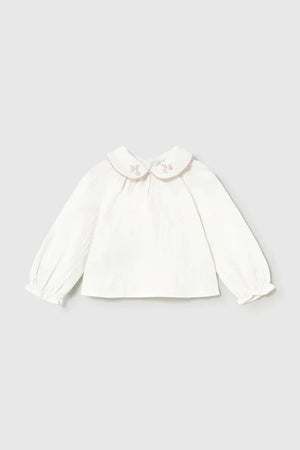 Blusa infantil de algodón Mayoral