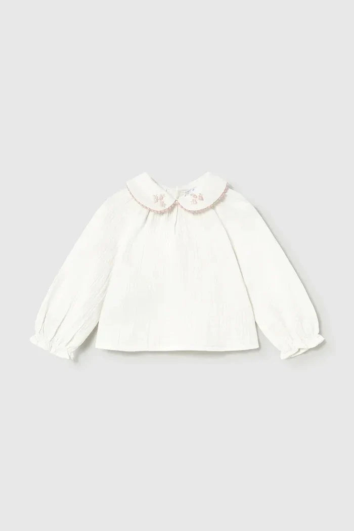 Blusa infantil de algodón Mayoral