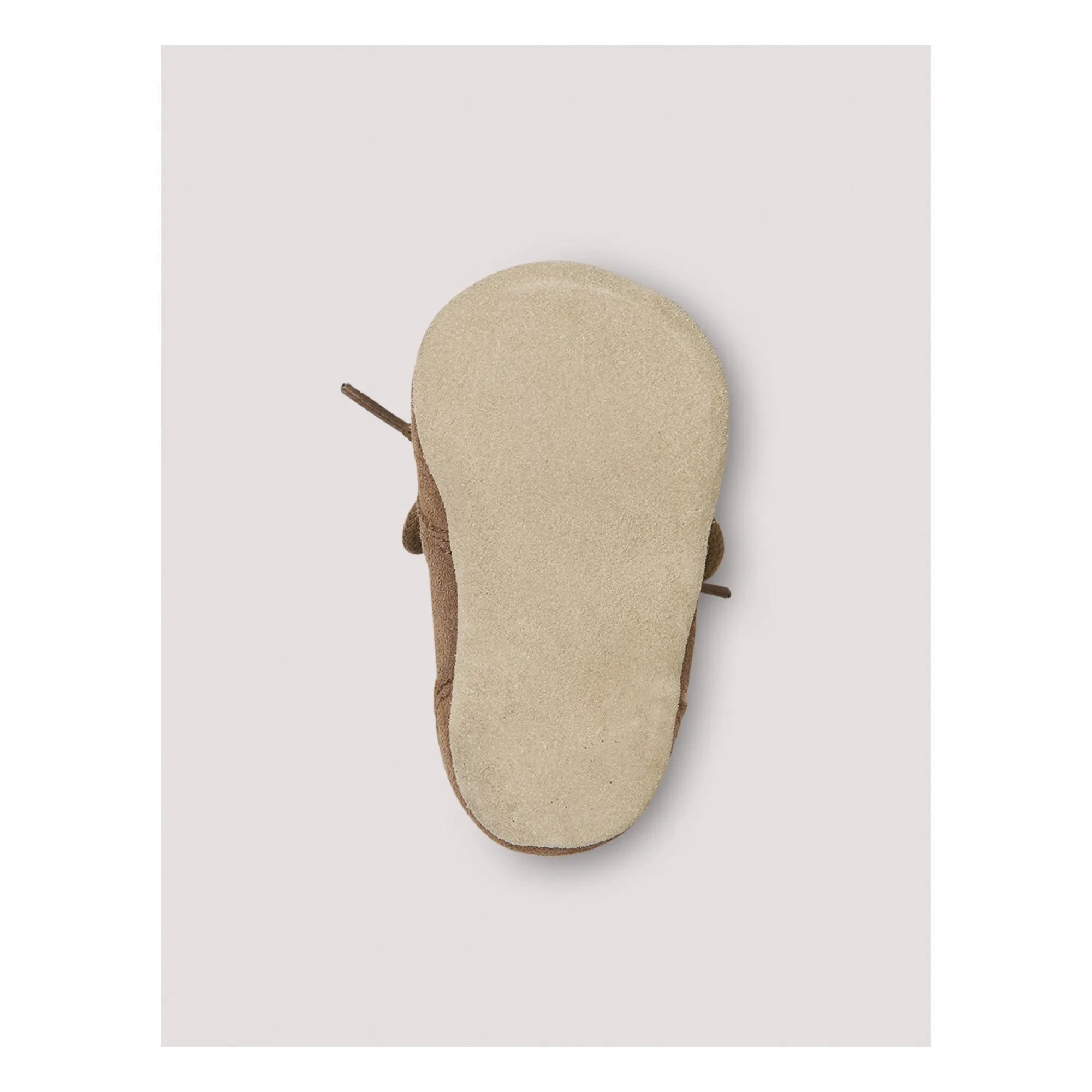 Petit Nord - Zapatillas de cuna de ante | Marrón