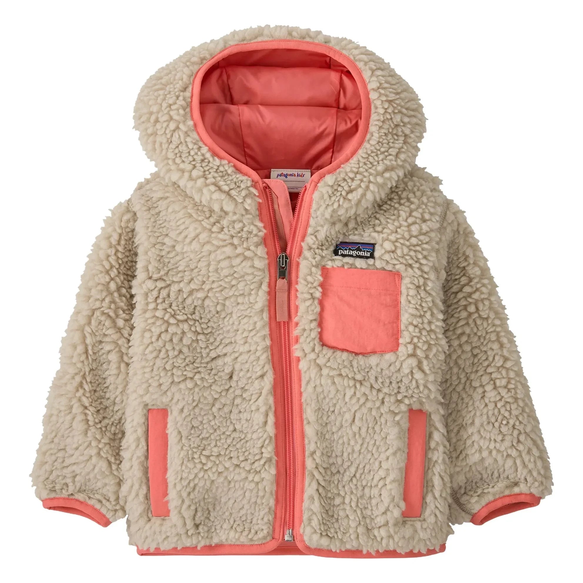 Patagonia - Chaqueta polar con capucha Retro-X de fibra reciclada | Rosa