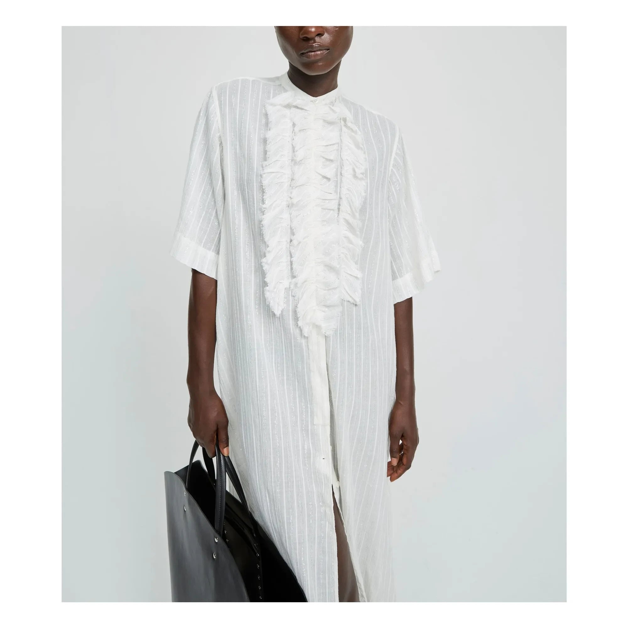 Laurence Bras - Vestido Magrita de Algodón | Blanco