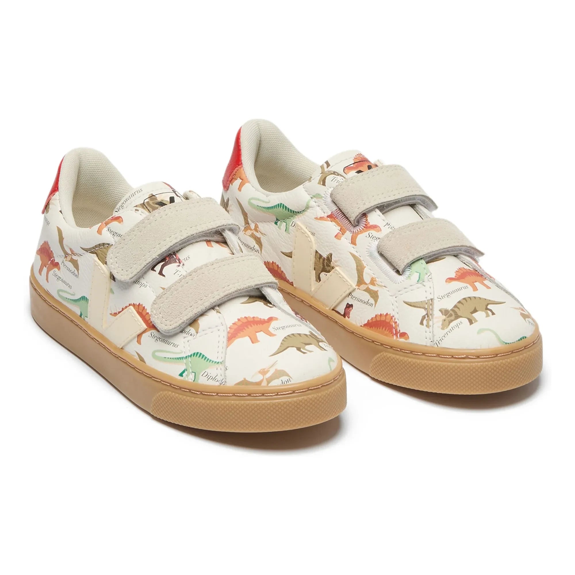 Veja - Veja x Museum Small Esplar Dinosaurs Zapatillas con Rayas de Cuero | Blanco