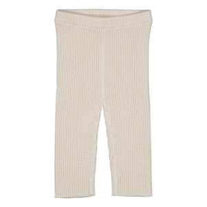Louis Louise - Leggings con purpurina de gato | Crema