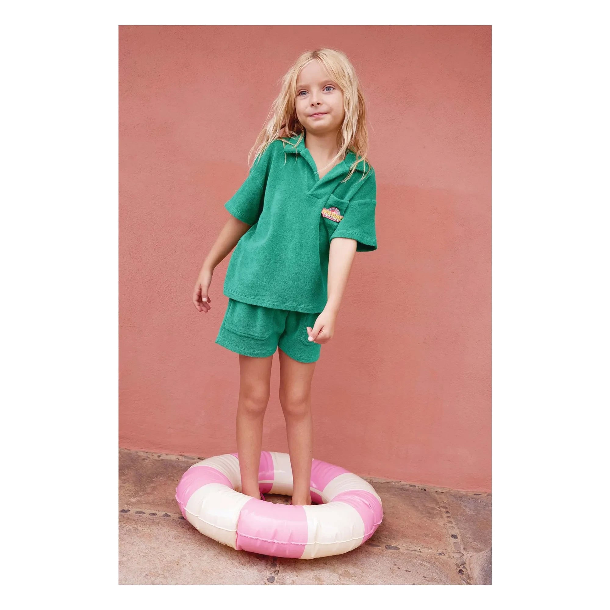 Bonton - Shorts de toalla Nono | Verde esmeralda