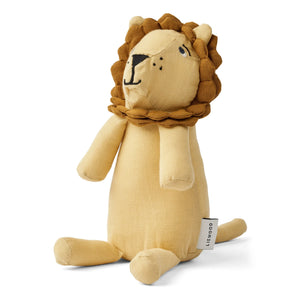 Liewood - Peluche de león de algodón orgánico Hedvig | Amarillo