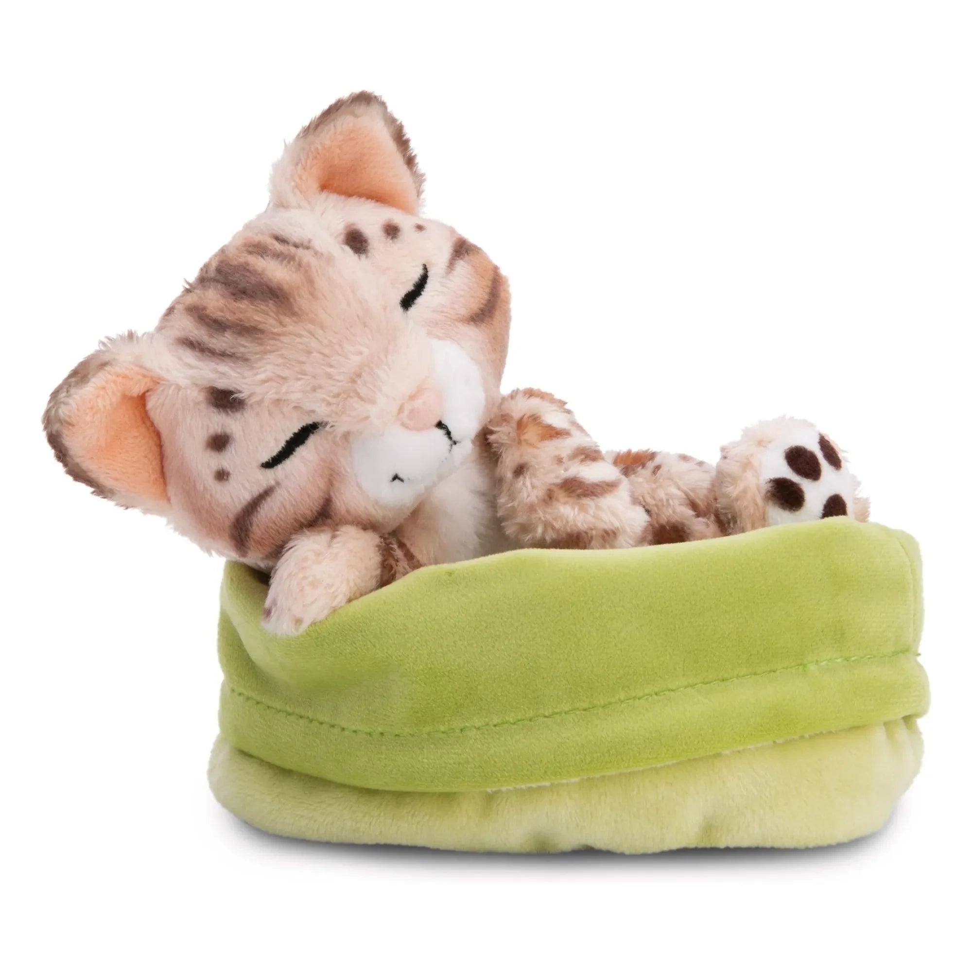 Nici - Peluche de gato bengalí - Sleeping Pets | Marrón claro
