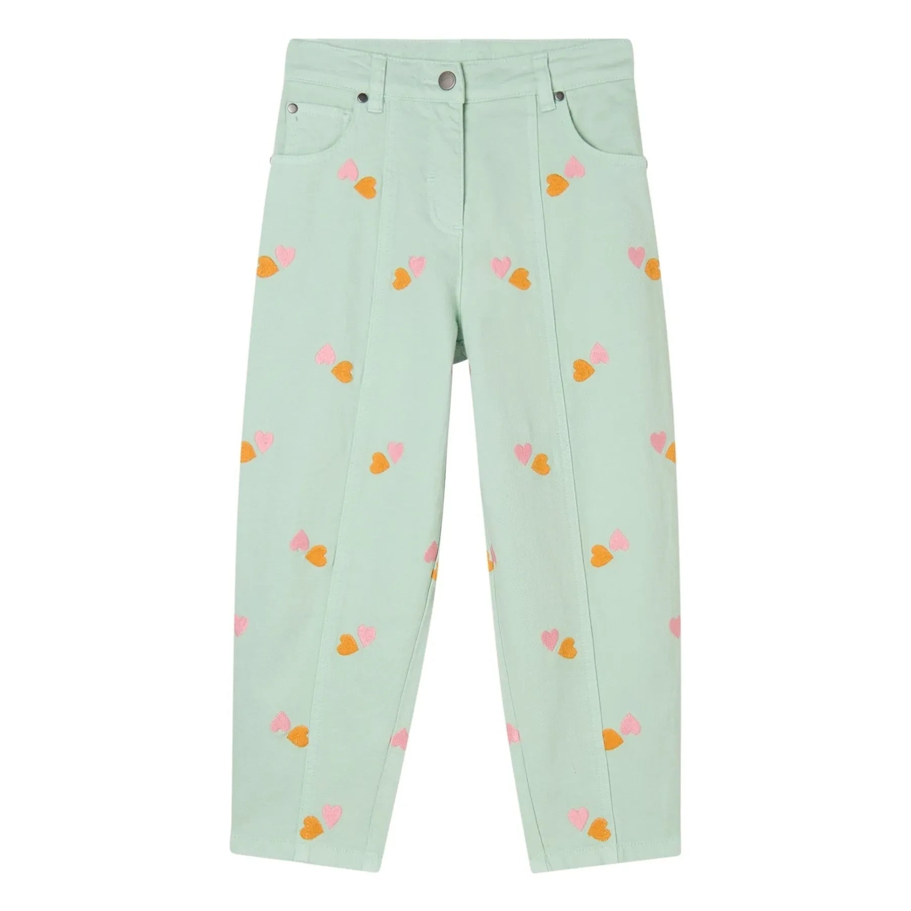 Stella McCartney Kids - Jeans Corazón de Algodón Orgánico | Green water