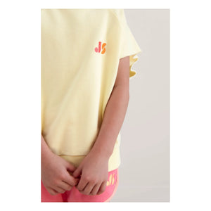 Jenest - Sudadera sin mangas de algodón orgánico Joey 21 | Amarillo pálido