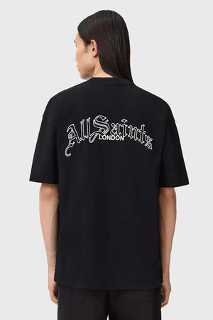 Camiseta de algodón DESCENT de AllSaints