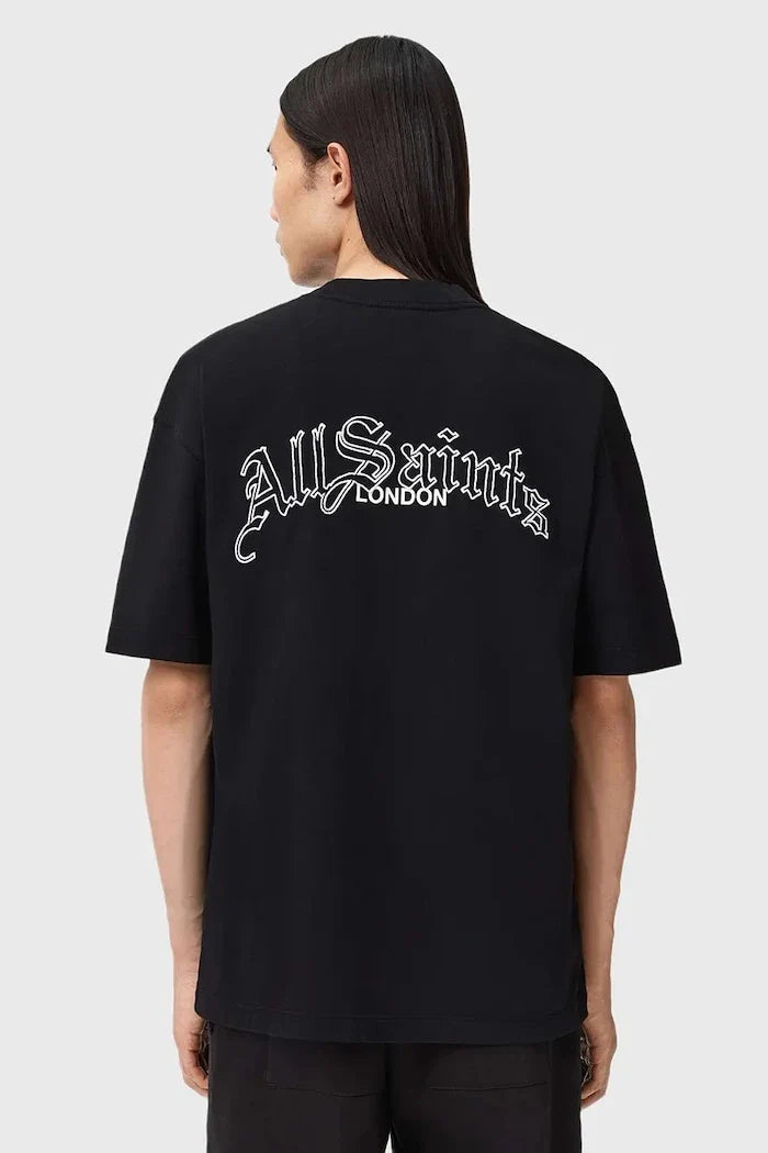 Camiseta de algodón DESCENT de AllSaints