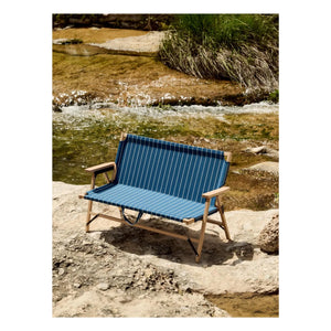 Hay - Outdoor Market banco plegable, Jasper Morrison | Azul